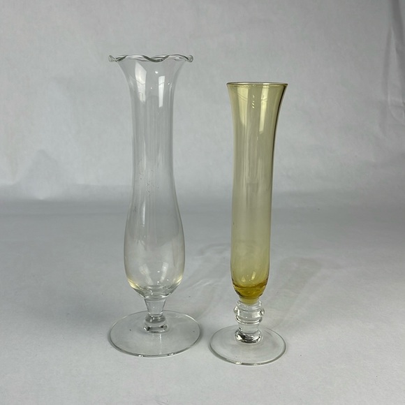 Other - Set of 2 Vintage Glass Bud Vases